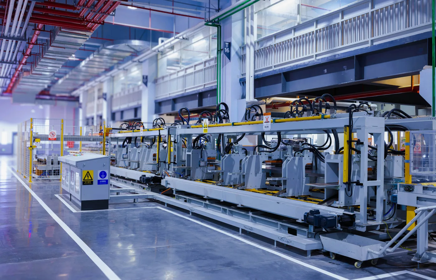Engineer with industrial robotics for machinery sourcing